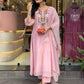 Chanderi Silk Kurti Bottom With Dupatta - MYLUXURY LANE ENTERPRISE