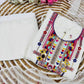 Chanderi Silk Kurti Bottom With Dupatta - MYLUXURY LANE ENTERPRISE