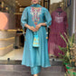 Chanderi Silk Kurti Bottom With Dupatta - MYLUXURY LANE ENTERPRISE