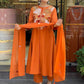 Chanderi Silk Embroidered dresse - MYLUXURY LANE ENTERPRISE