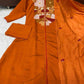Chanderi Silk Embroidered dresse - MYLUXURY LANE ENTERPRISE