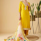 Chanderi Silk Embroidered Kurti - MYLUXURY LANE ENTERPRISE