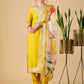Chanderi Silk Embroidered Kurti - MYLUXURY LANE ENTERPRISE