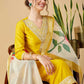 Chanderi Silk Embroidered Kurti - MYLUXURY LANE ENTERPRISE