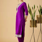 Chanderi Silk Embroidered Kurti - MYLUXURY LANE ENTERPRISE