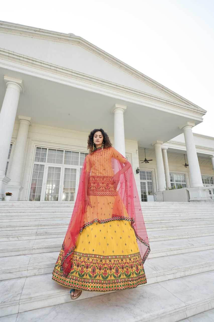 Embroidered golden Gota Patti - MYLUXURY LANE ENTERPRISE
