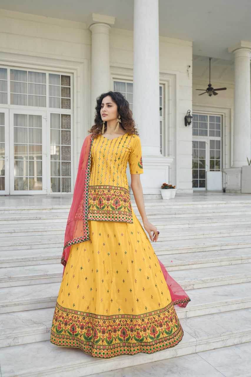 Embroidered golden Gota Patti - MYLUXURY LANE ENTERPRISE