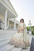 Chiffon Rajwada Embroidered Lehenga for Festive Elegance - MYLUXURY LANE ENTERPRISE