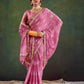 Chiffon Stavan-Chunari Embroidered Cutwork Saree - MYLUXURY LANE ENTERPRISE