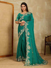 Chiffon  Embroidered Cutwork Saree