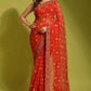 Chiffon Embroidered Lace Border Saree - MYLUXURY LANE ENTERPRISE