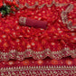 Chiffon Embroidered Lace Border Saree - MYLUXURY LANE ENTERPRISE