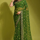 Chiffon Embroidered Lace Border Saree - MYLUXURY LANE ENTERPRISE