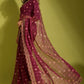 Chiffon Embroidered Lace Border Saree - MYLUXURY LANE ENTERPRISE