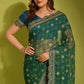 Chiffon Embroidered Lace Border Saree - MYLUXURY LANE ENTERPRISE