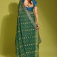 Chiffon Embroidered Lace Border Saree - MYLUXURY LANE ENTERPRISE