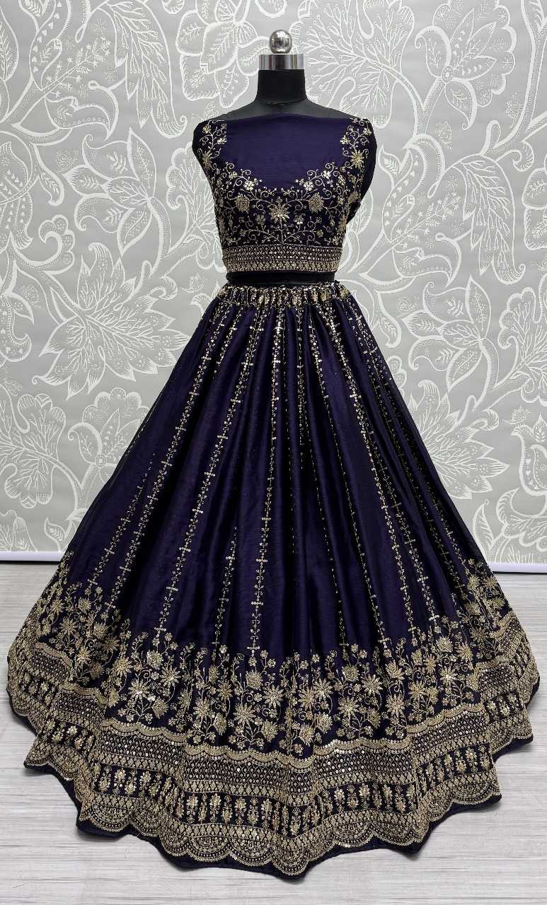 Elegant Bridal Embroidered Lehenga for Modern Brides