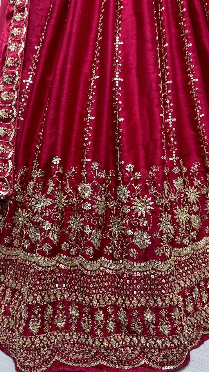 Elegant Bridal Embroidered Lehenga for Modern Brides