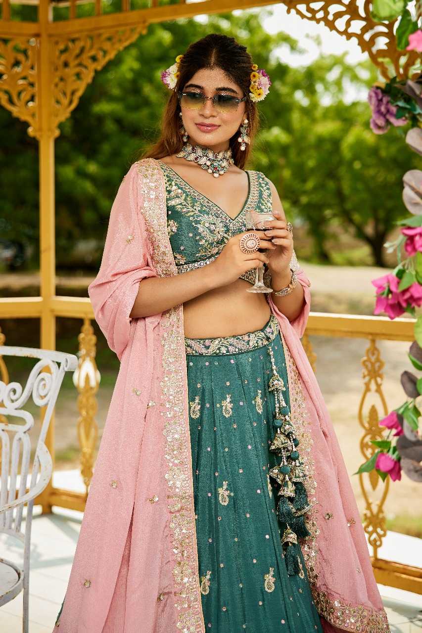 Chiffon  Designer Lehenga