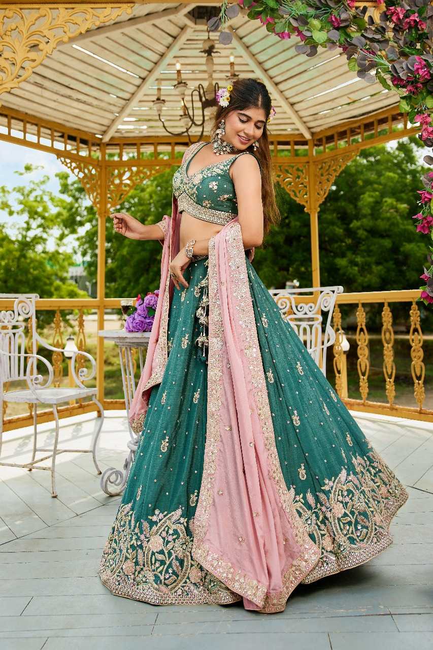 Chiffon  Designer Lehenga