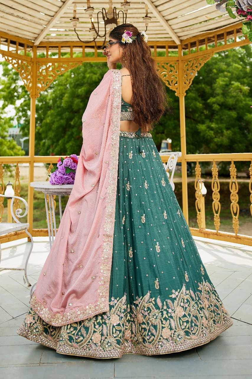 Chiffon  Designer Lehenga