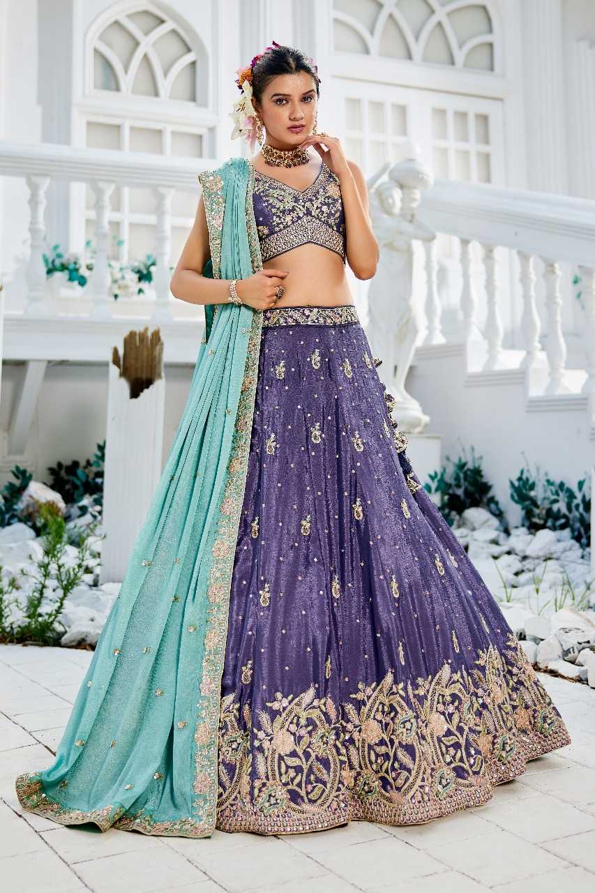 Chiffon  Designer Lehenga