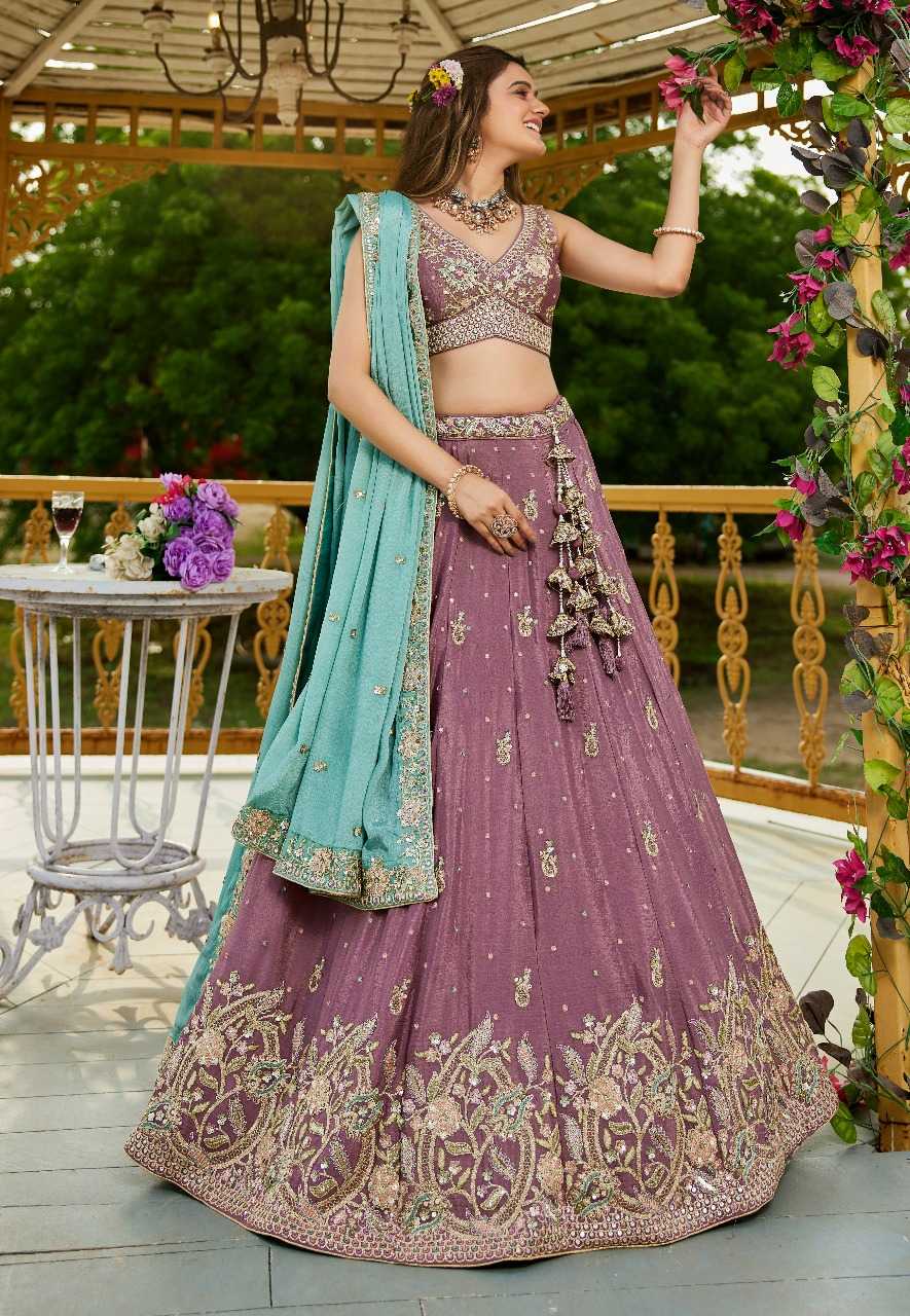 Chiffon  Designer Lehenga