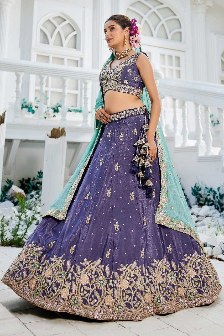 Chiffon  Designer Lehenga