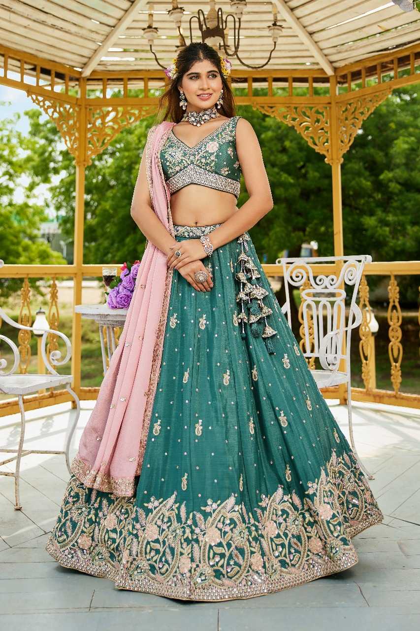 Chiffon  Designer Lehenga