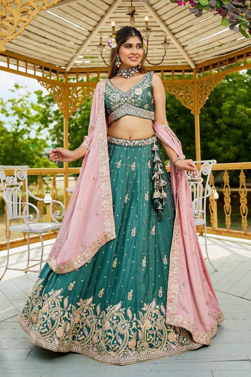 Chiffon  Designer Lehenga