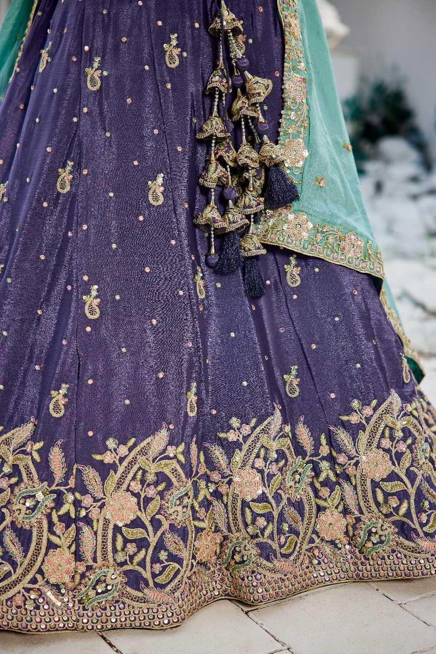 Chiffon  Designer Lehenga