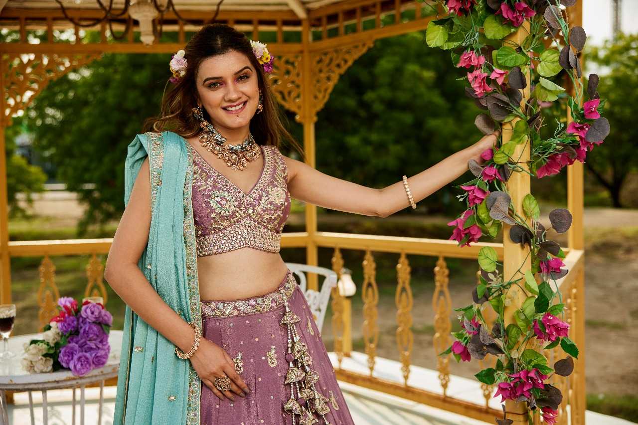 Chiffon  Designer Lehenga