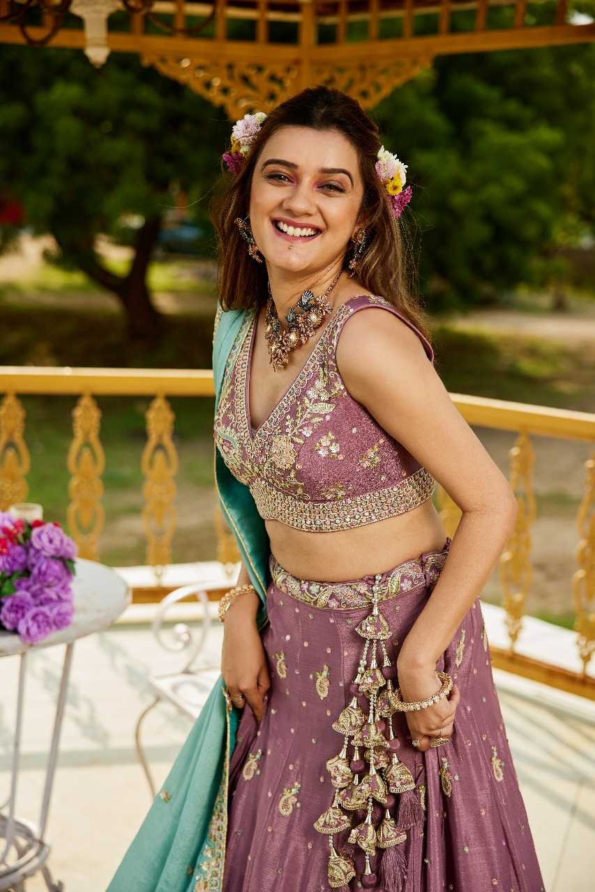 Chiffon  Designer Lehenga