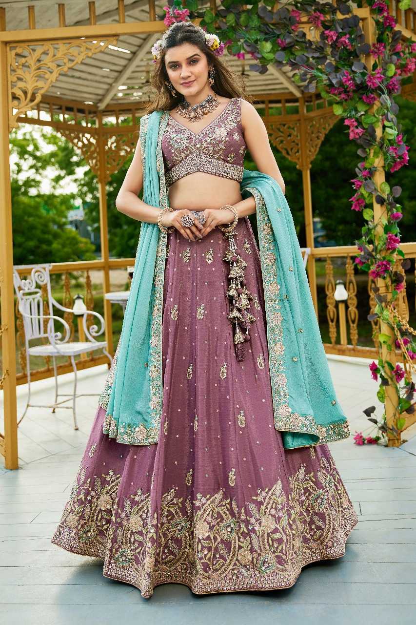 Chiffon  Designer Lehenga