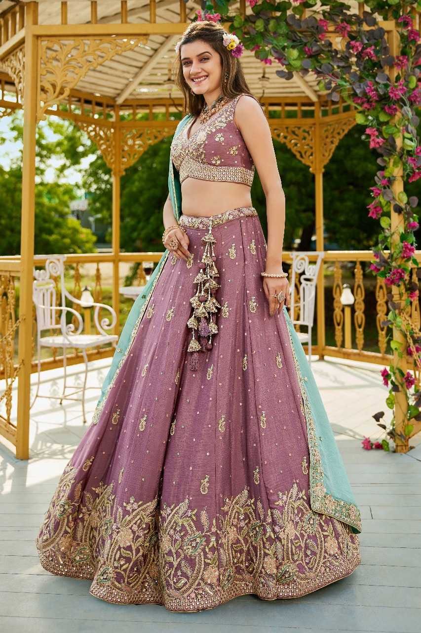 Chiffon  Designer Lehenga
