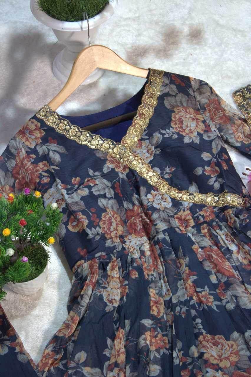 Chiffon Embroidered Suit - MYLUXURY LANE ENTERPRISE