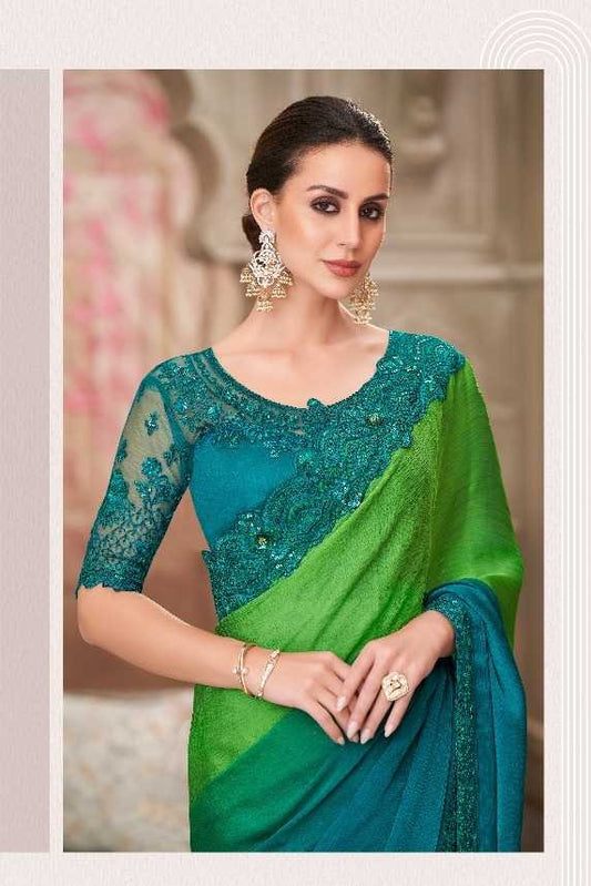 Chiffon Satin Saree