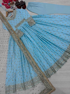 Chinon Embroidery Party Gown - MYLUXURY LANE ENTERPRISE