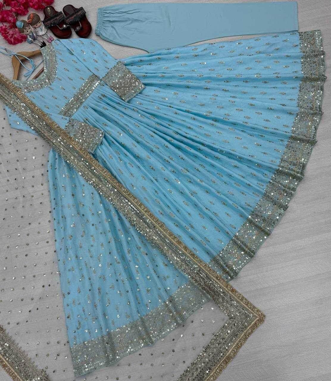 Chinon Embroidery Party Gown - MYLUXURY LANE ENTERPRISE