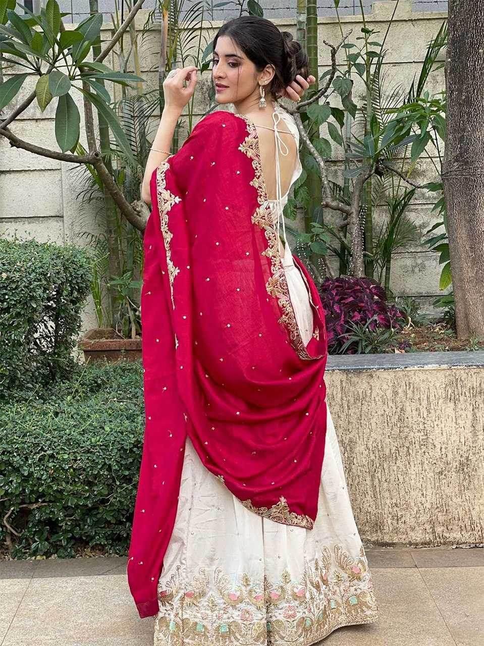 Chinon Embroidered Lehenga - MYLUXURY LANE ENTERPRISE