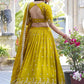 Chinon Designer Zari Work Lehenga - MYLUXURY LANE ENTERPRISE