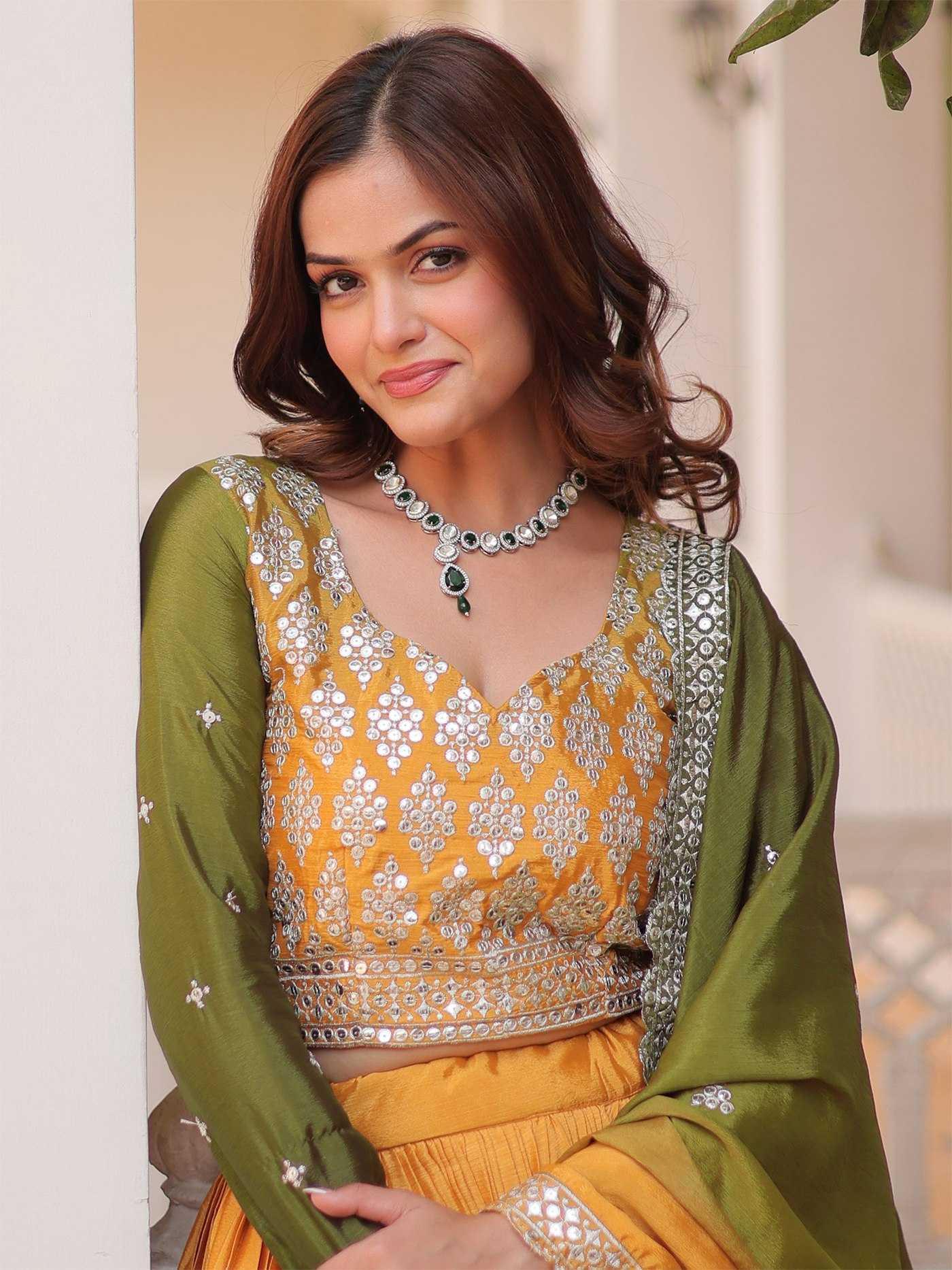 Chinon Navratri Chaniya Choli - MYLUXURY LANE ENTERPRISE