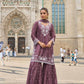 Chinon Sharara Salwar Suits - MYLUXURY LANE ENTERPRISE