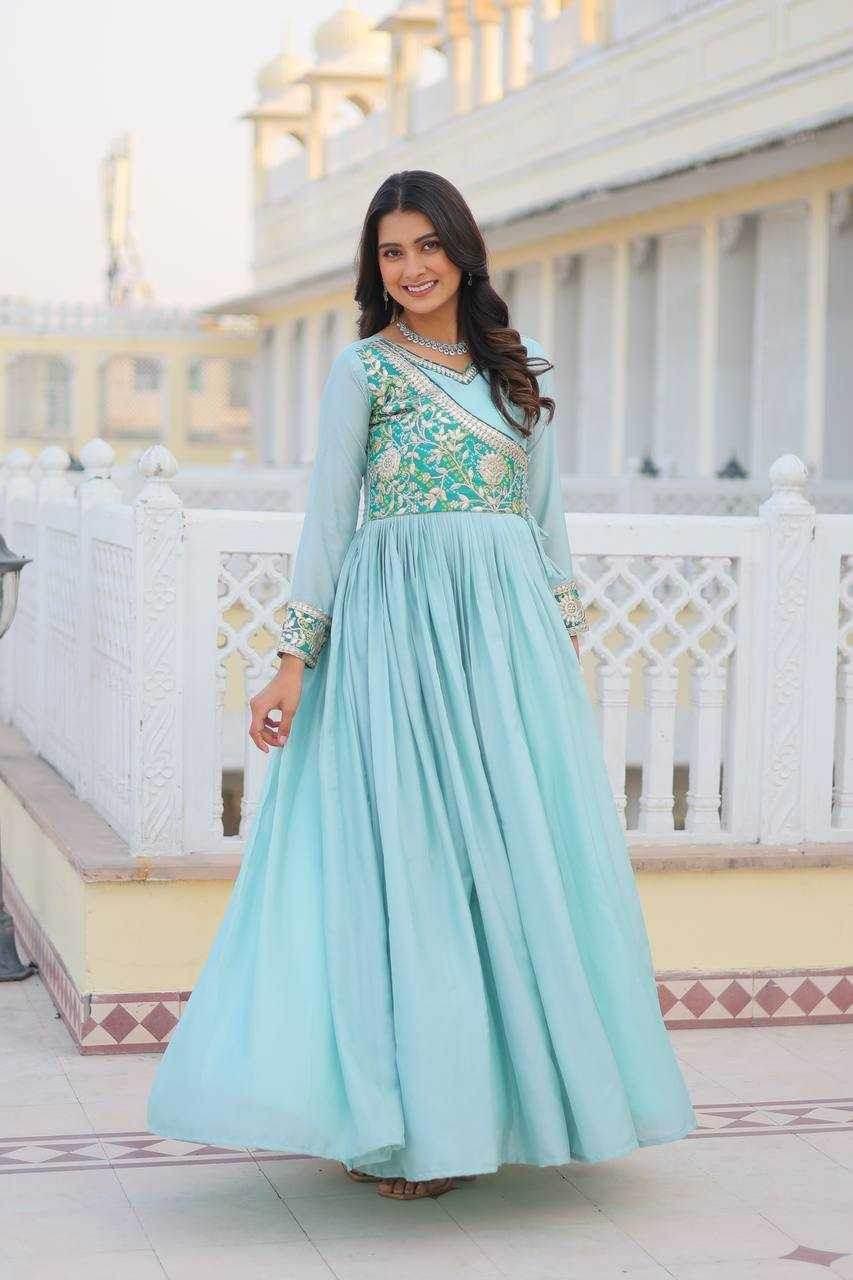 Chinon Printed Party Gowns - MYLUXURY LANE ENTERPRISE