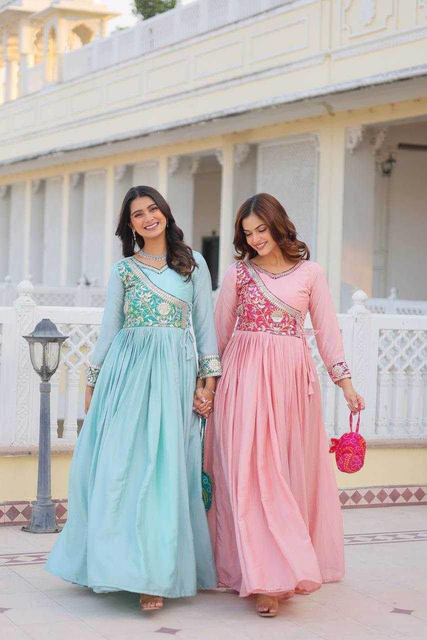 Chinon Printed Party Gowns - MYLUXURY LANE ENTERPRISE