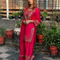 Chinon Embroidered Pink Salwar Suit - MYLUXURY LANE ENTERPRISE