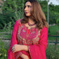 Chinon Embroidered Pink Salwar Suit - MYLUXURY LANE ENTERPRISE