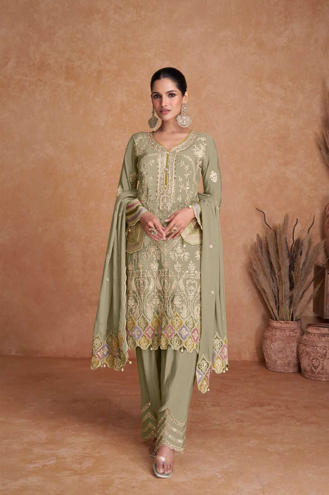Chinon  Embroidery Suit