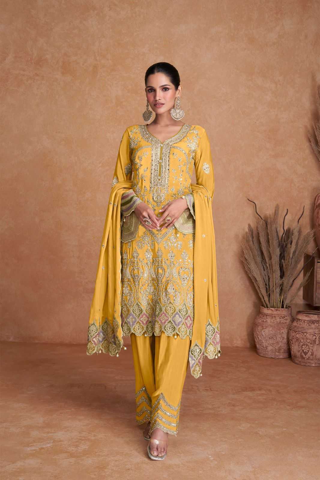 Chinon  Embroidery Suit