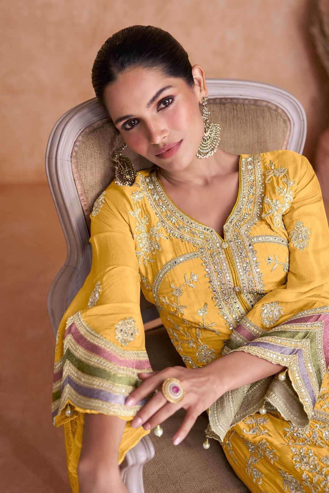 Chinon  Embroidery Suit